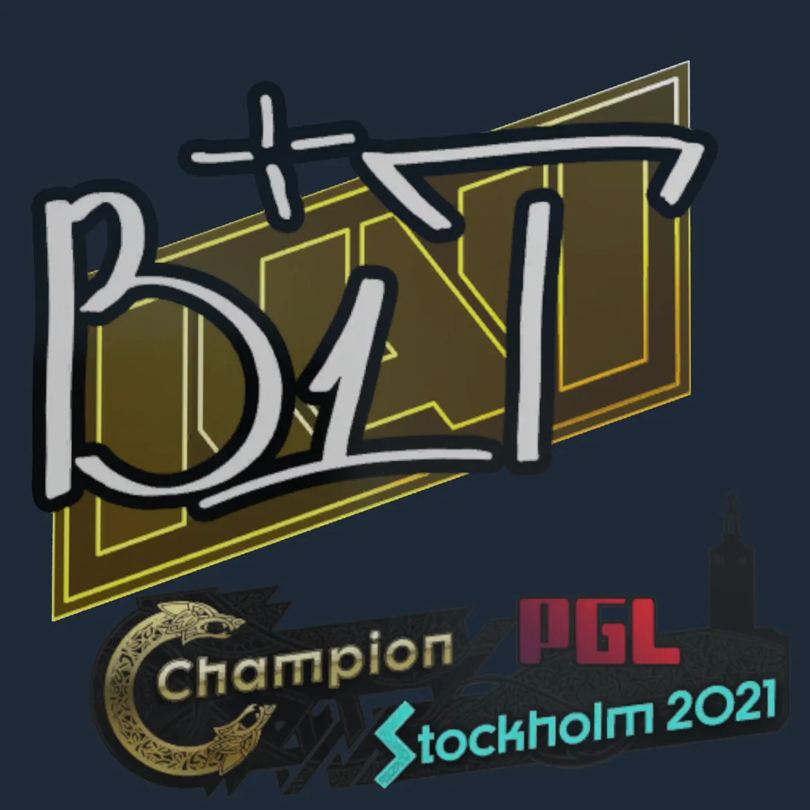 Sticker | b1t | Stockholm 2021