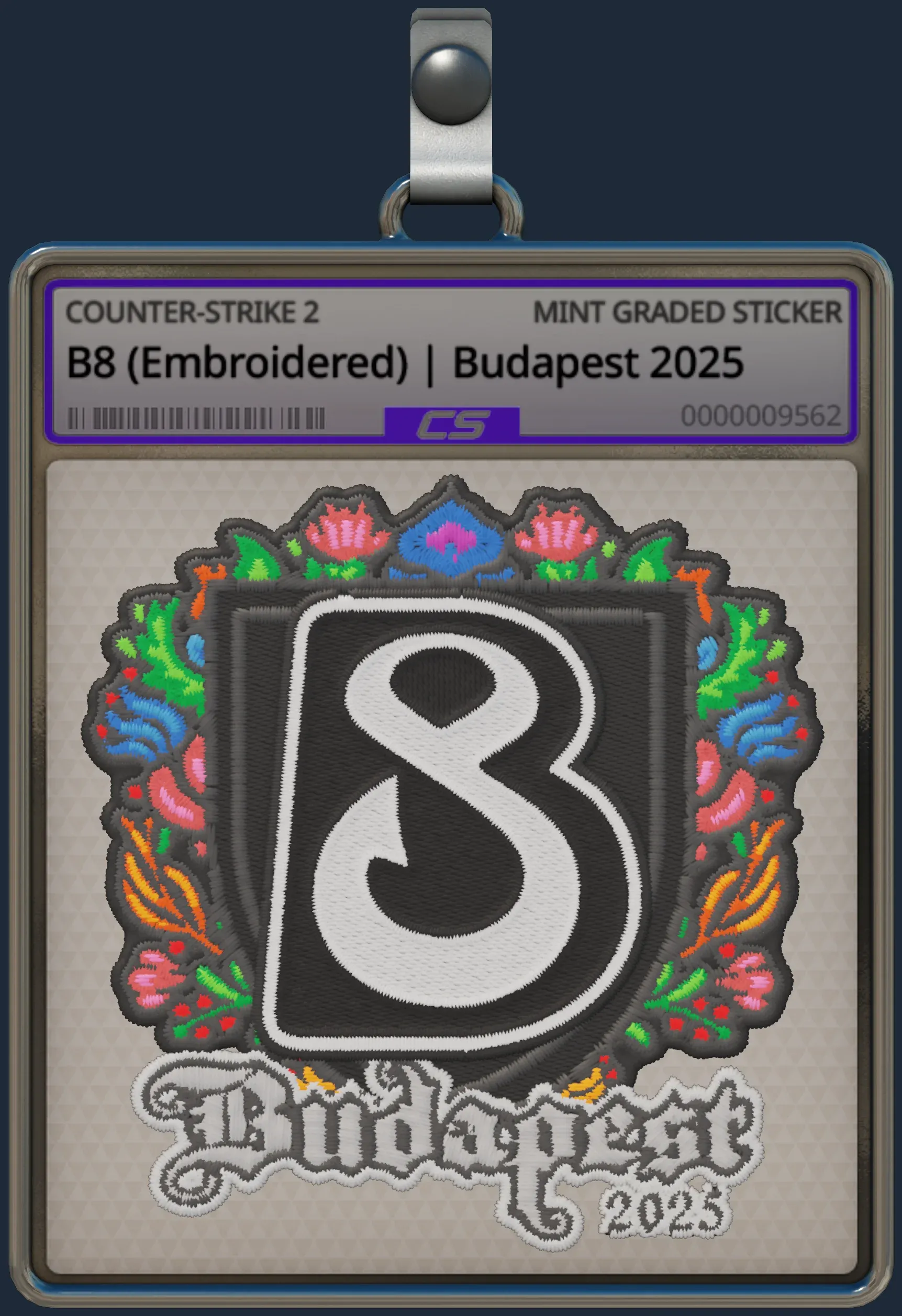Sticker | B8 (Embroidered) | Budapest 2025