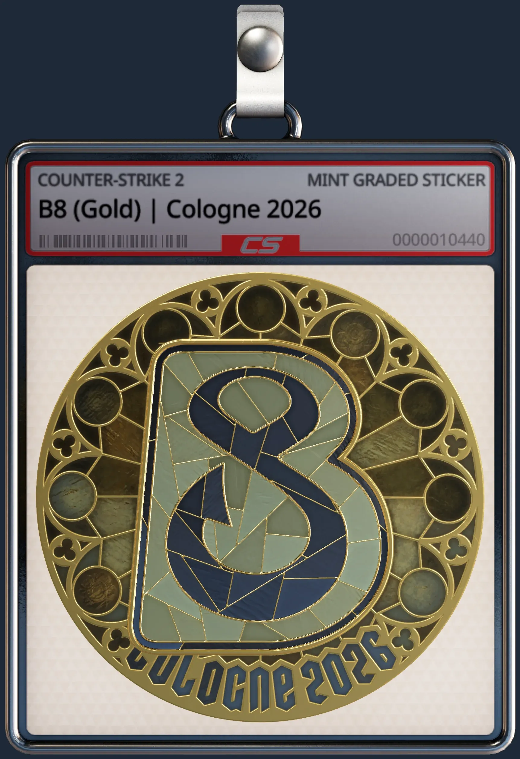 Sticker | B8 (Gold) | Cologne 2026 Sticker | B8 (Gold) | Cologne 2026