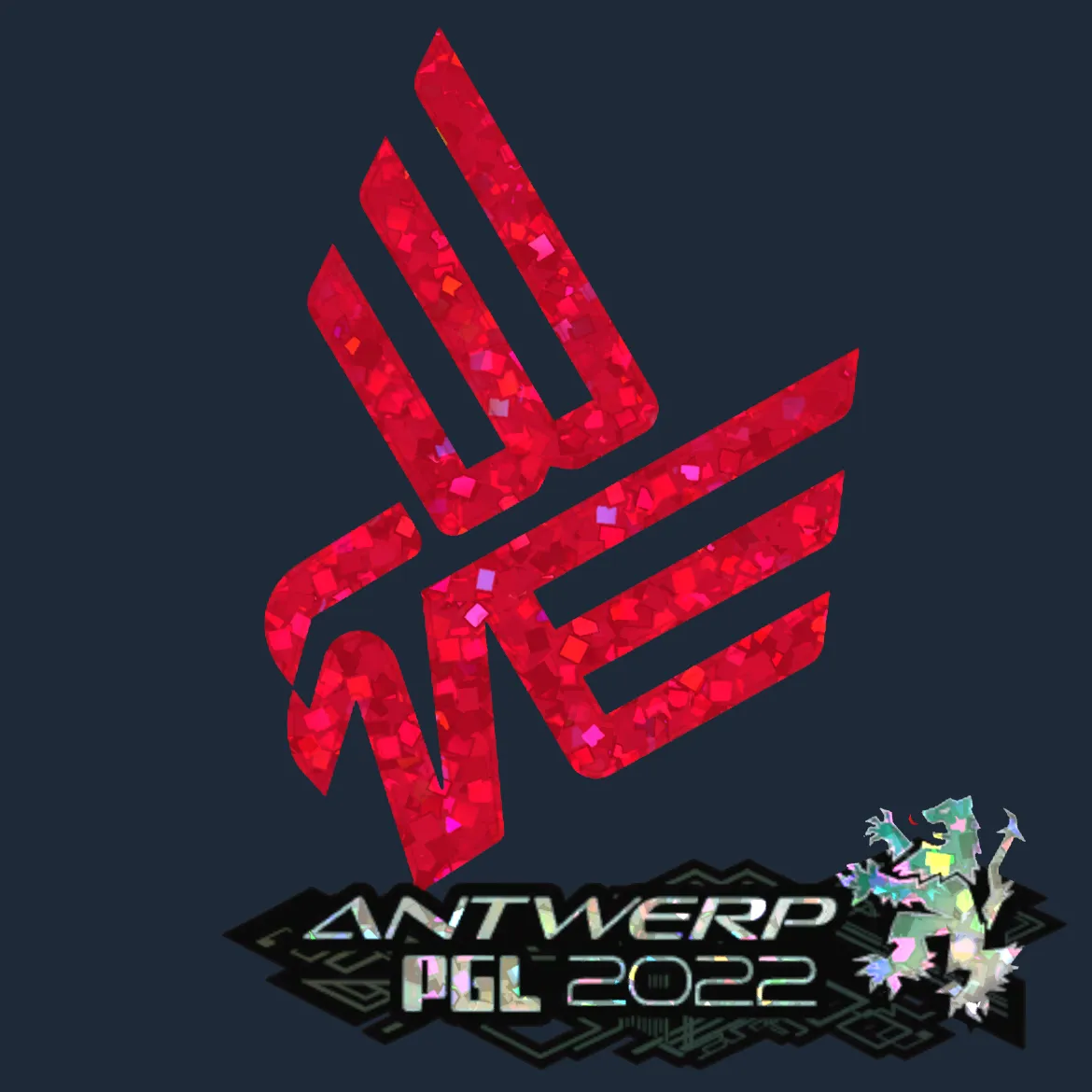 Sticker | Bad News Eagles (Glitter) | Antwerp 2022