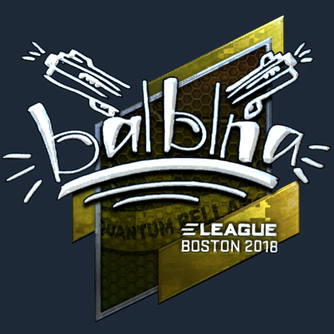 Sticker | balblna (Foil) | Boston 2018