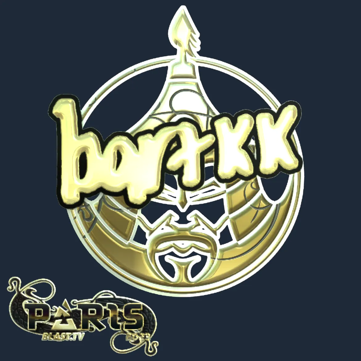 Sticker | Bart4k (Gold) | Paris 2023