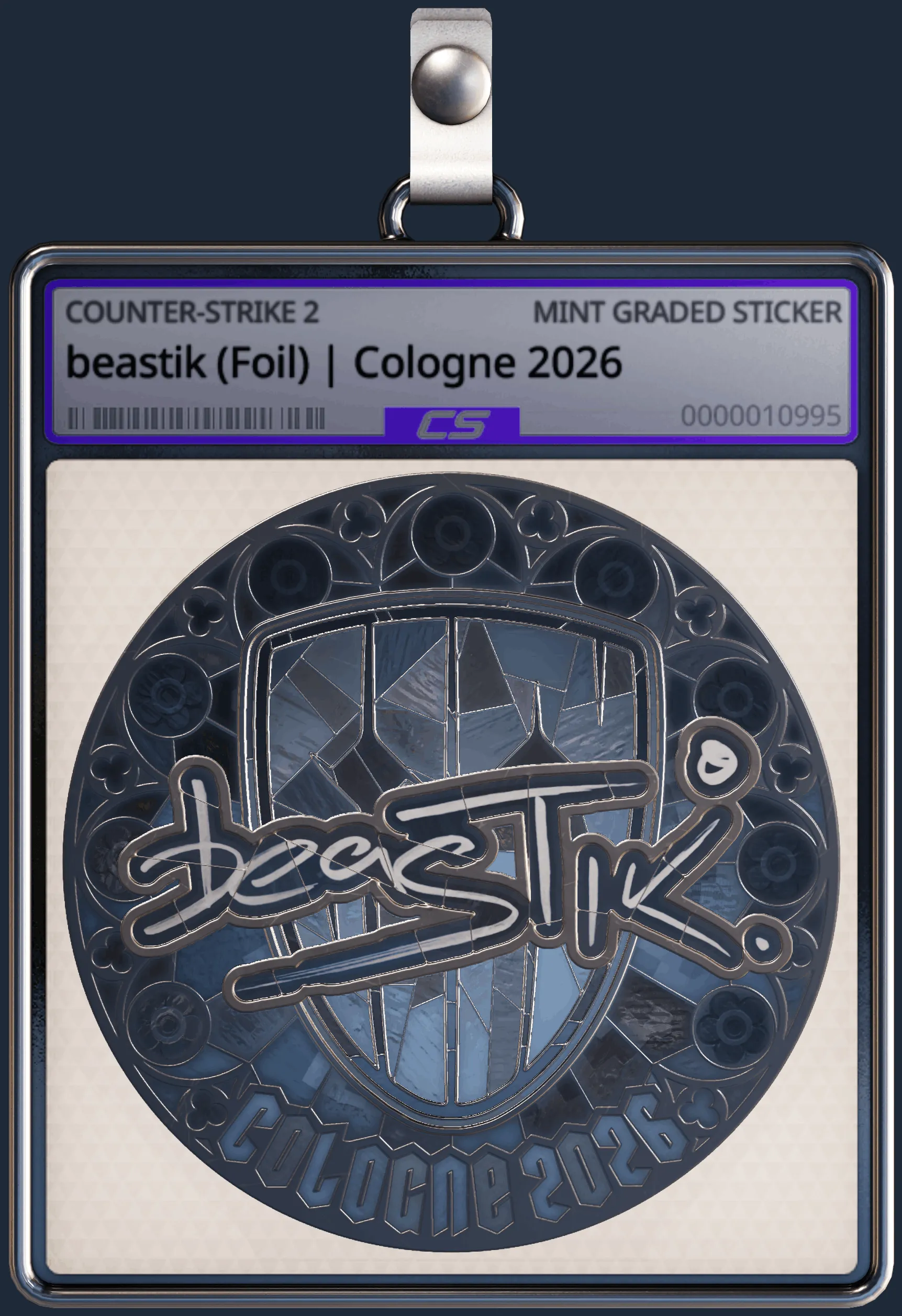 Sticker | beastik (Foil) | Cologne 2026