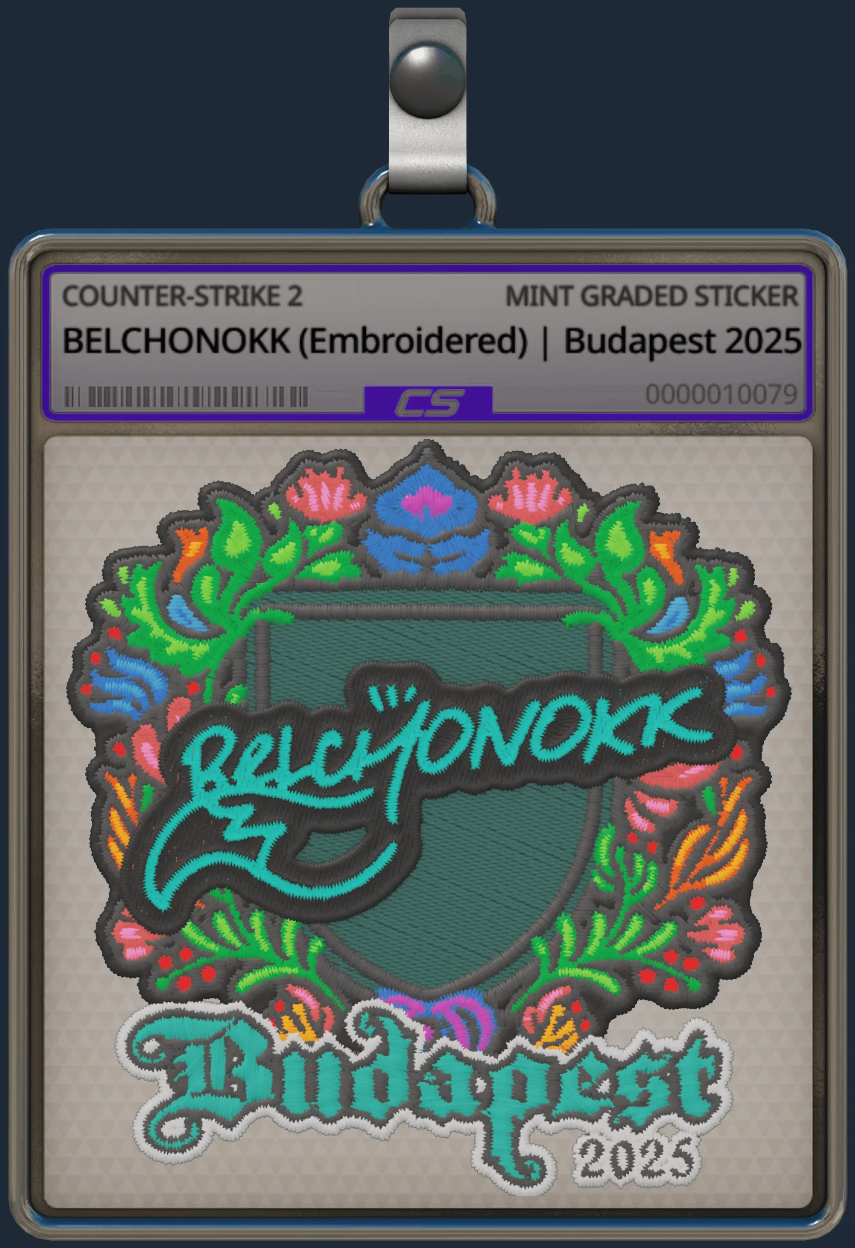 Sticker | BELCHONOKK (Embroidered) | Budapest 2025