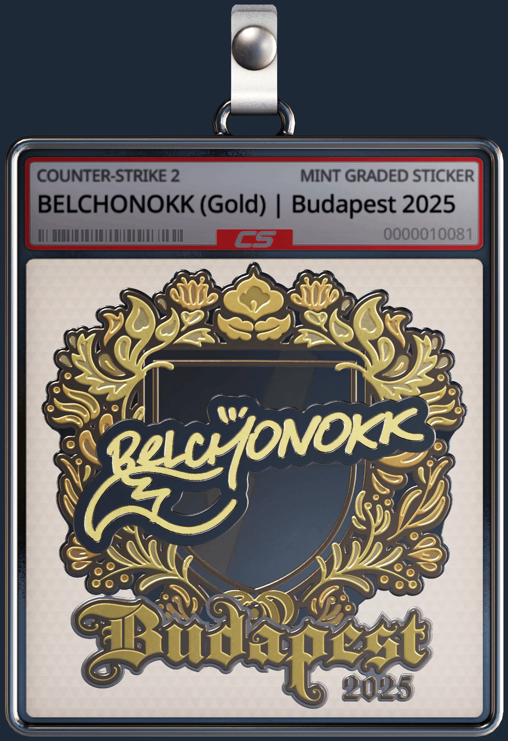 Sticker | BELCHONOKK (Gold) | Budapest 2025