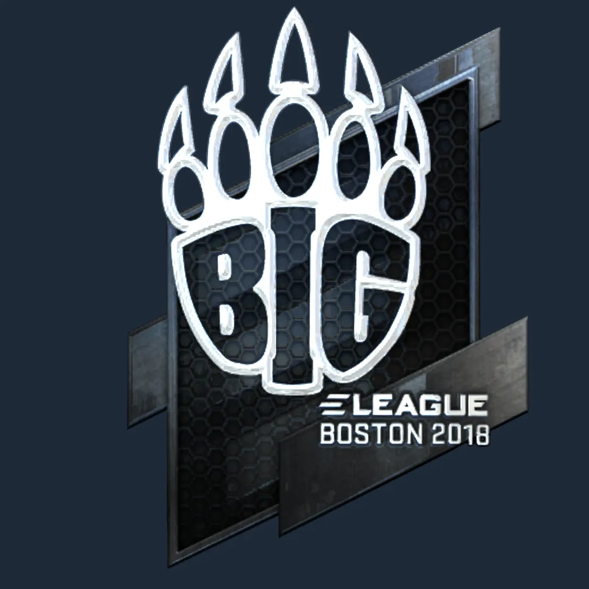 Sticker | BIG (Foil) | Boston 2018