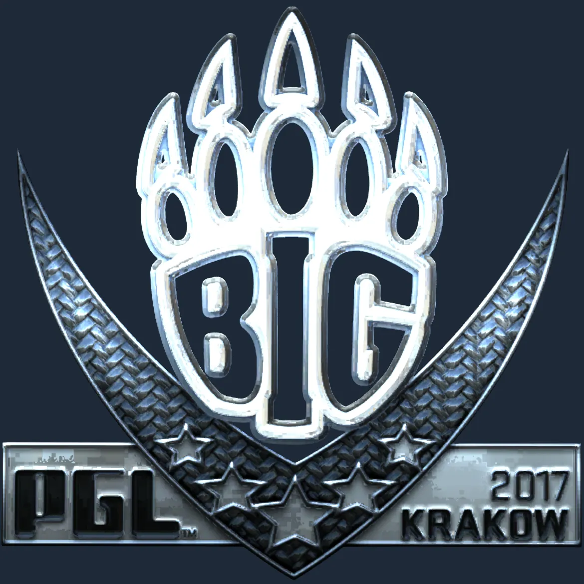 Sticker | BIG (Foil) | Krakow 2017