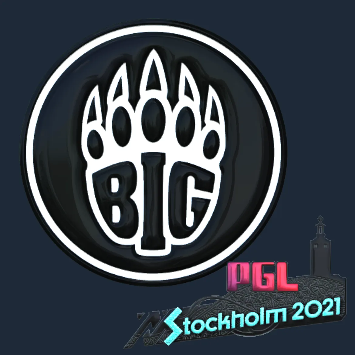 Sticker | BIG (Foil) | Stockholm 2021