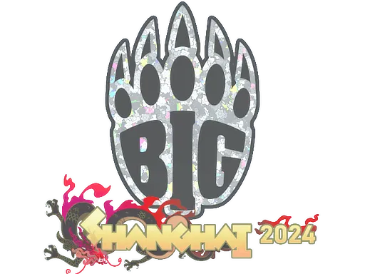 Sticker | BIG (Glitter) | Shanghai 2024
