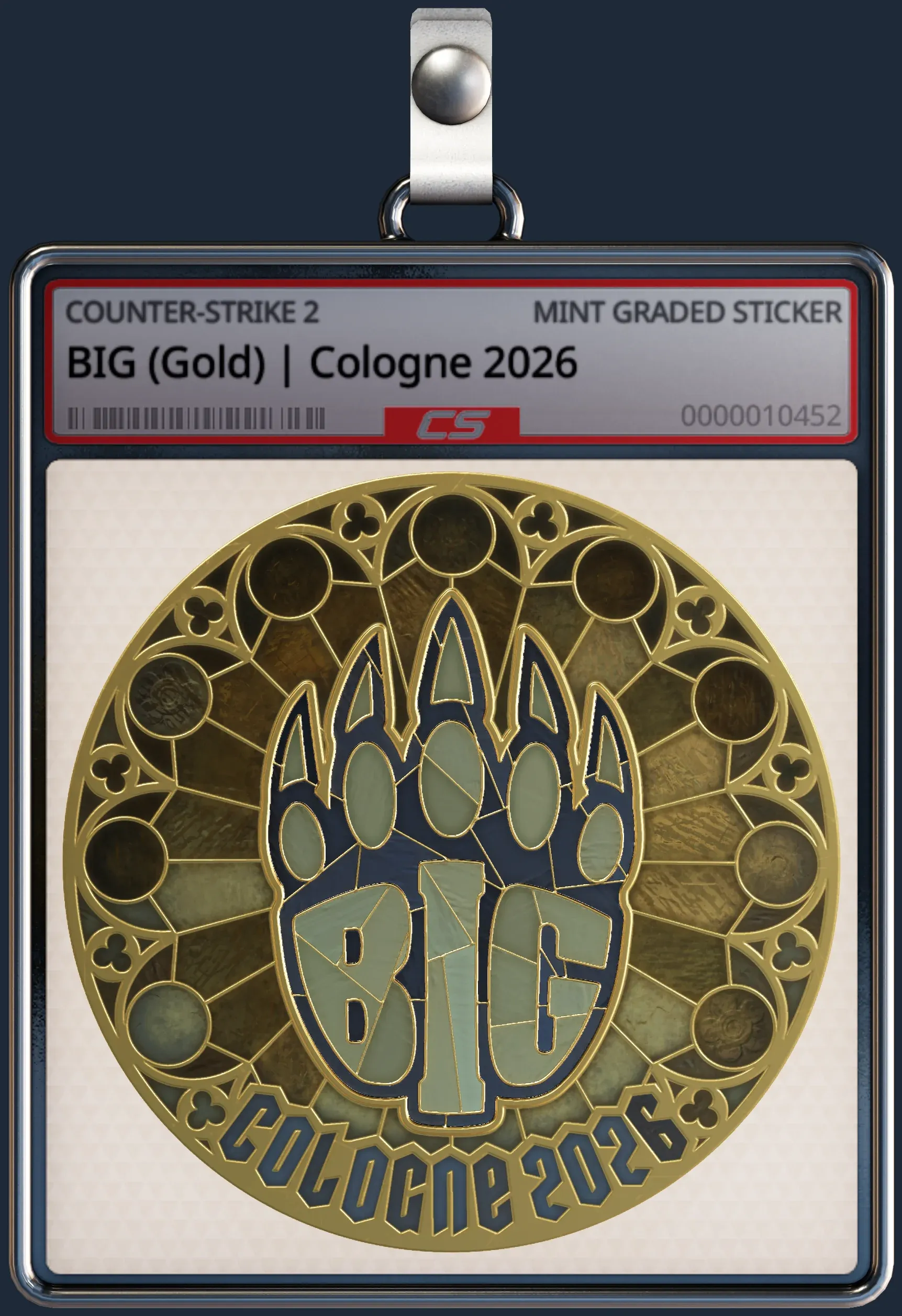 Sticker | BIG (Gold) | Cologne 2026