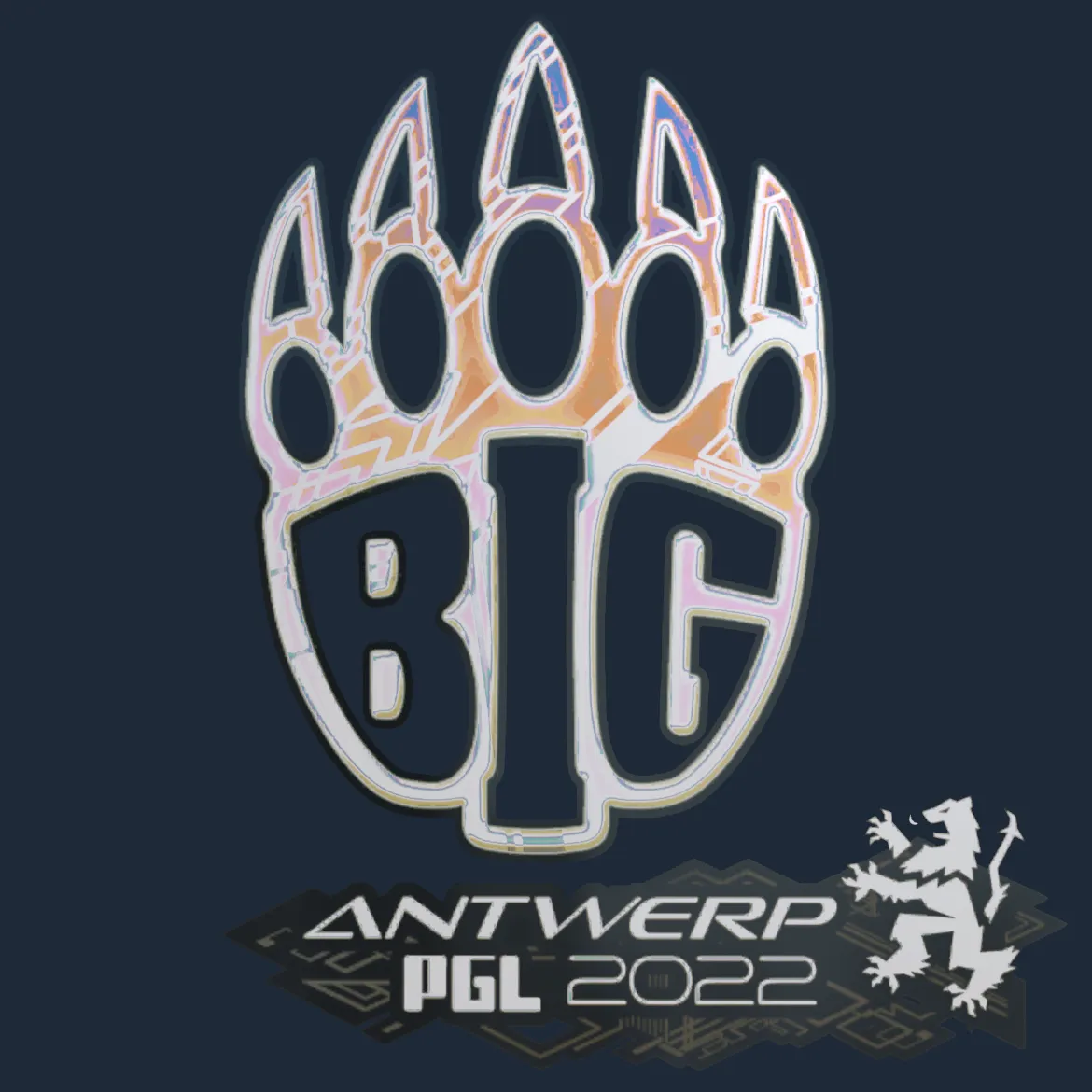 Sticker | BIG (Holo) | Antwerp 2022