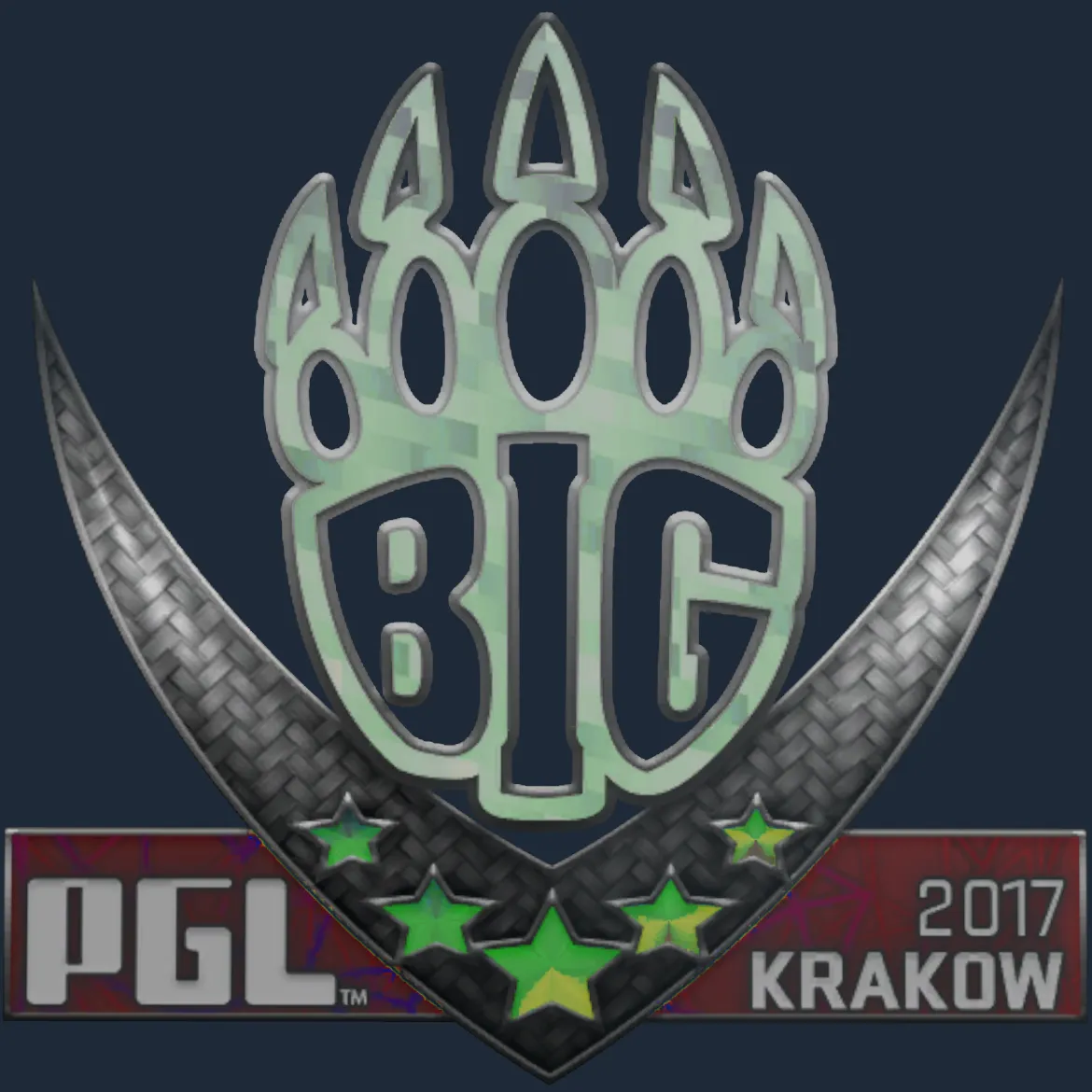Sticker | BIG (Holo) | Krakow 2017