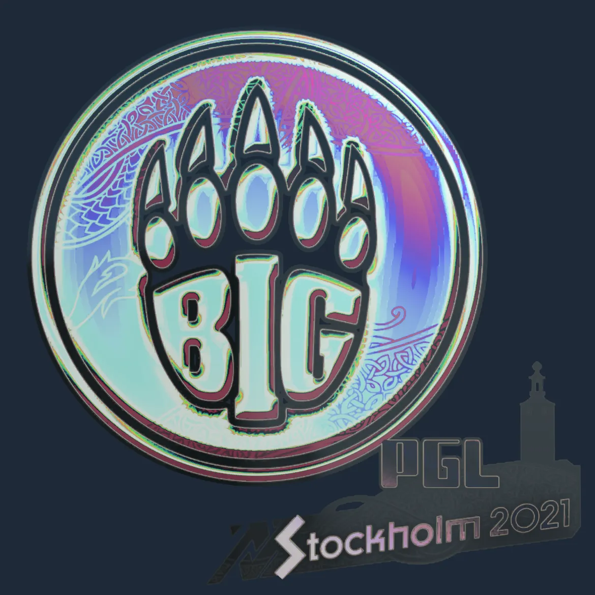 Sticker | BIG (Holo) | Stockholm 2021
