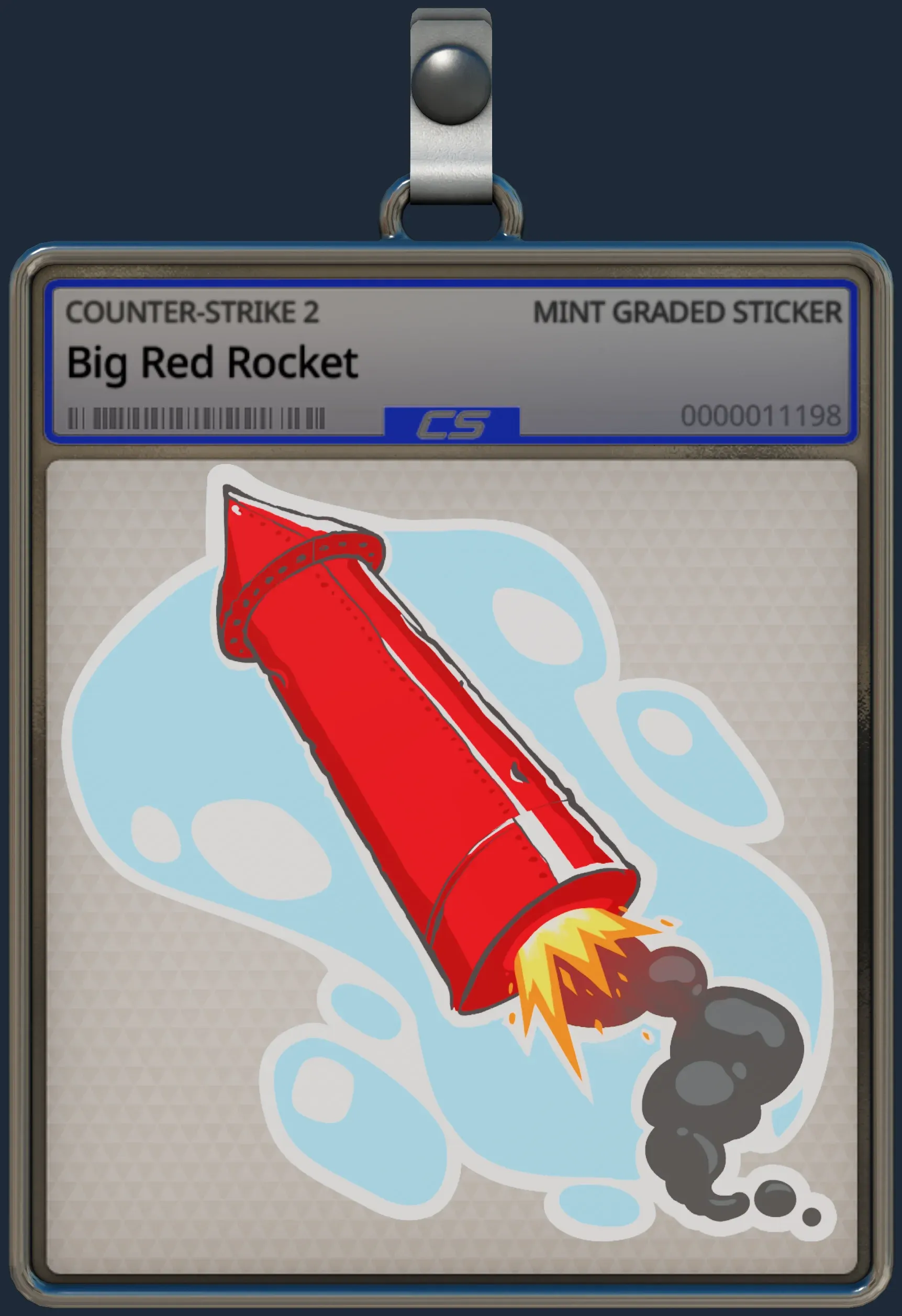 Sticker | Big Red Rocket Sticker | Big Red Rocket