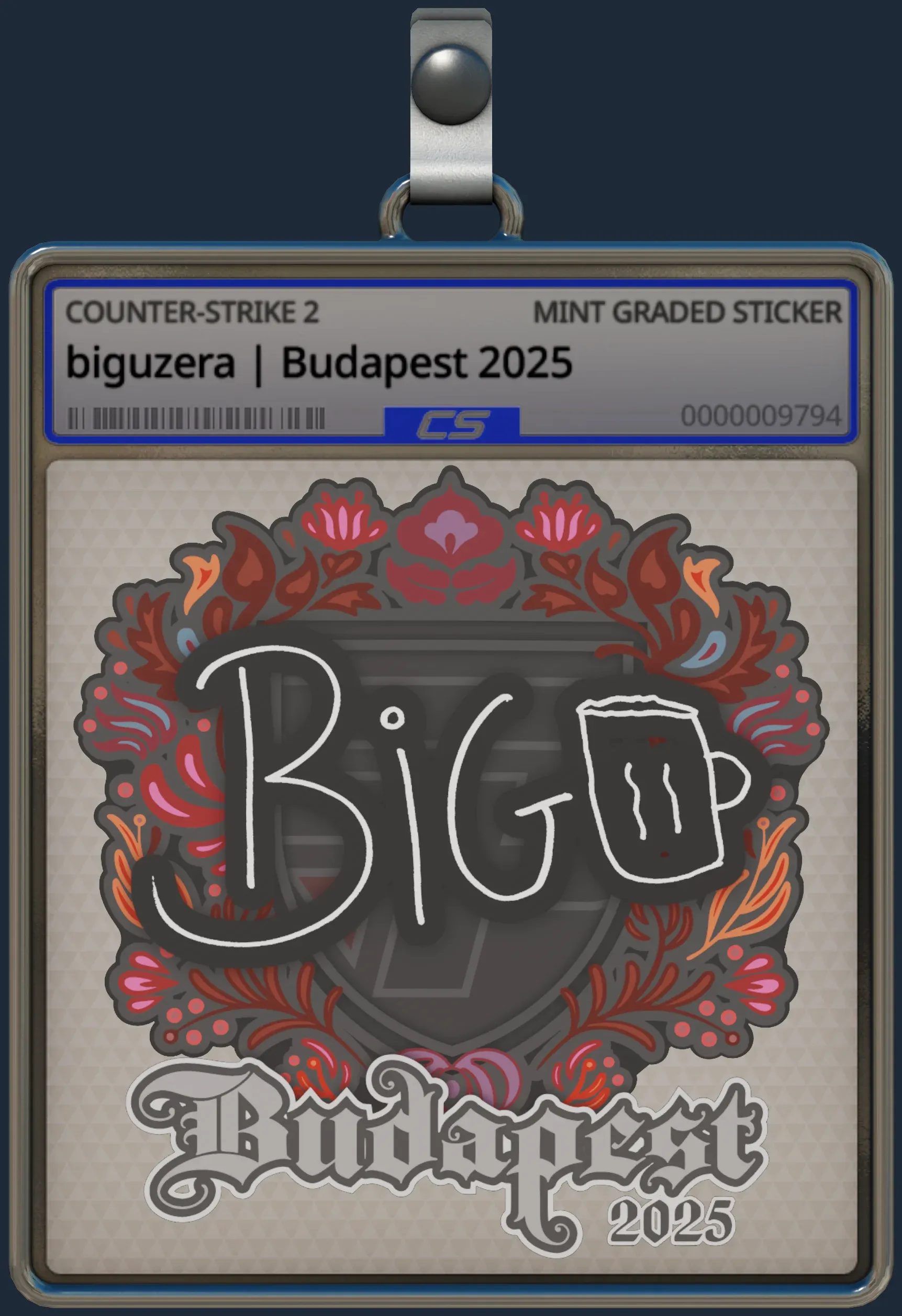 Sticker | biguzera | Budapest 2025