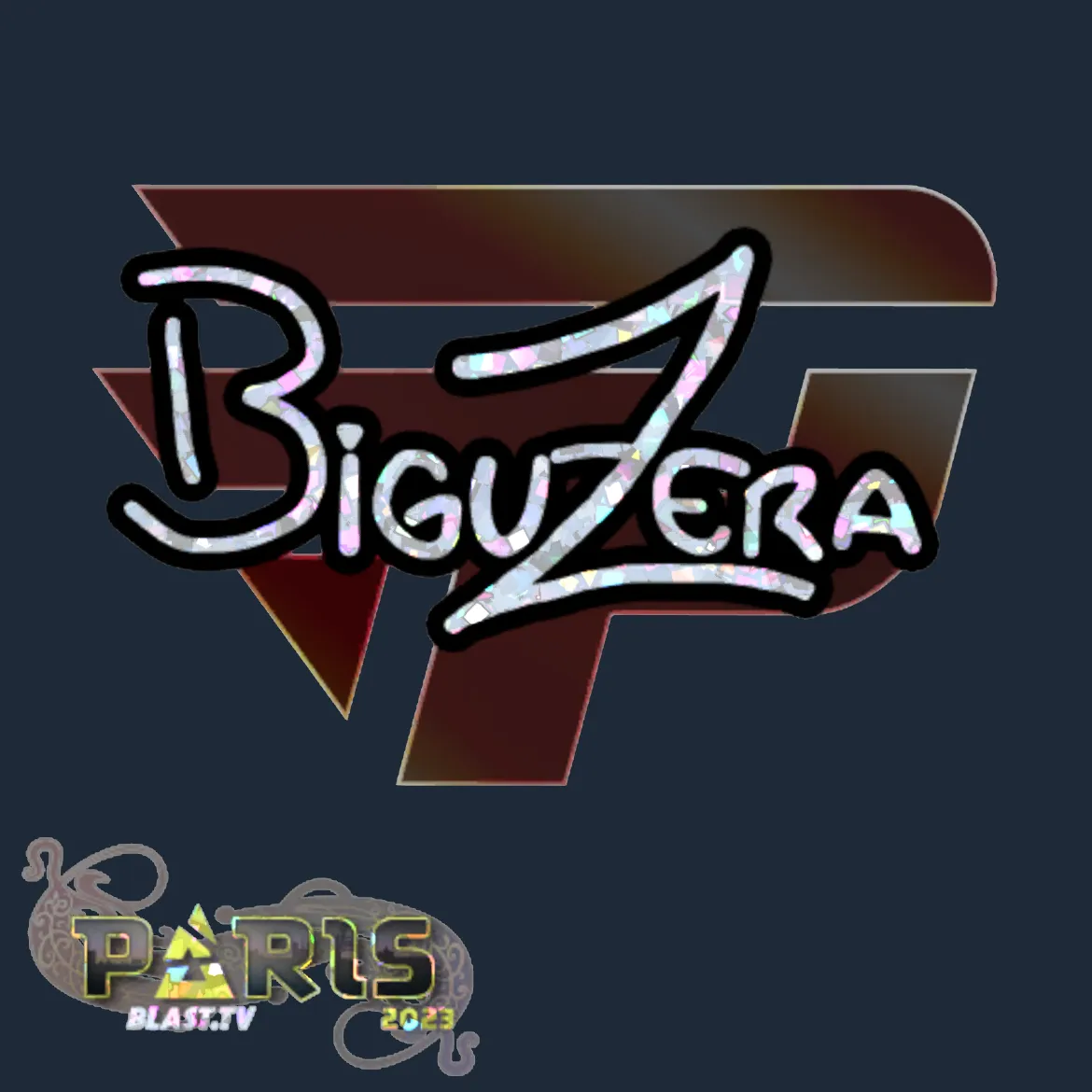 Sticker | biguzera (Glitter) | Paris 2023