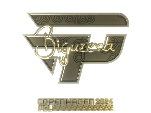 Sticker | biguzera (Gold) | Copenhagen 2024