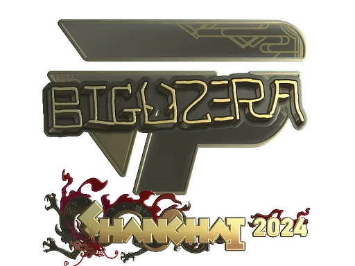 Sticker | biguzera (Gold) | Shanghai 2024