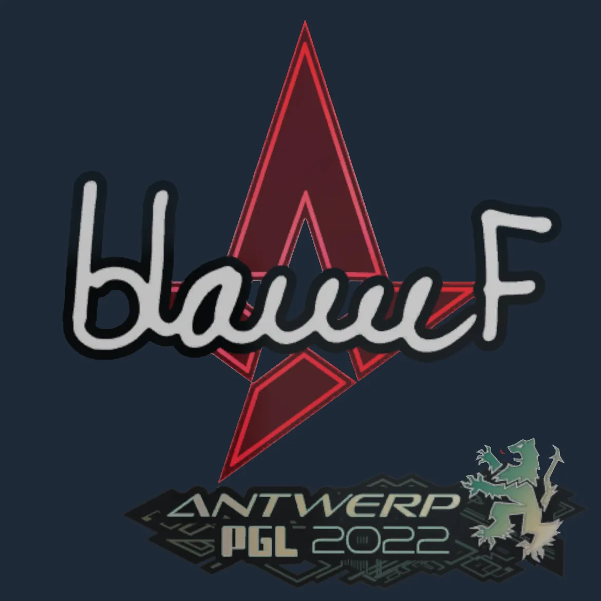 Sticker | blameF | Antwerp 2022