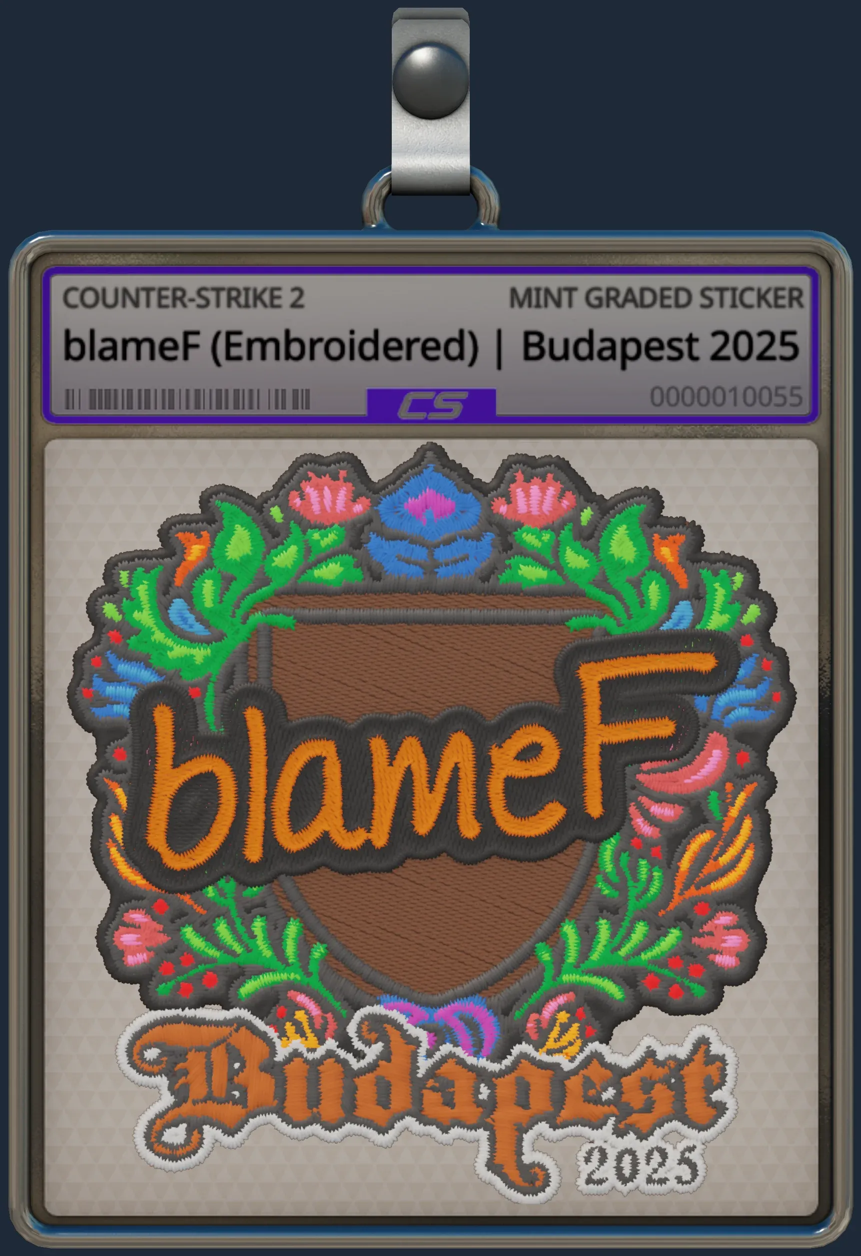 Sticker | blameF (Embroidered) | Budapest 2025