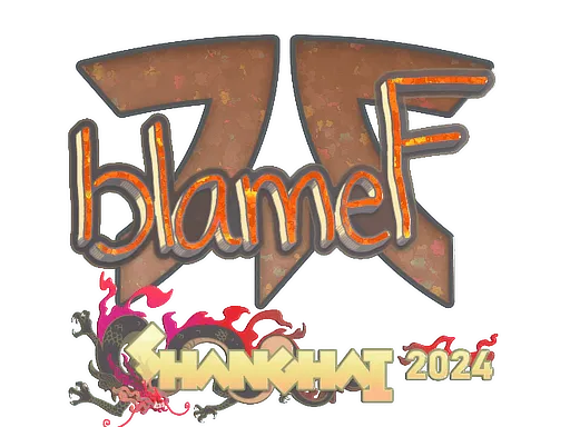 Sticker | blameF (Glitter) | Shanghai 2024