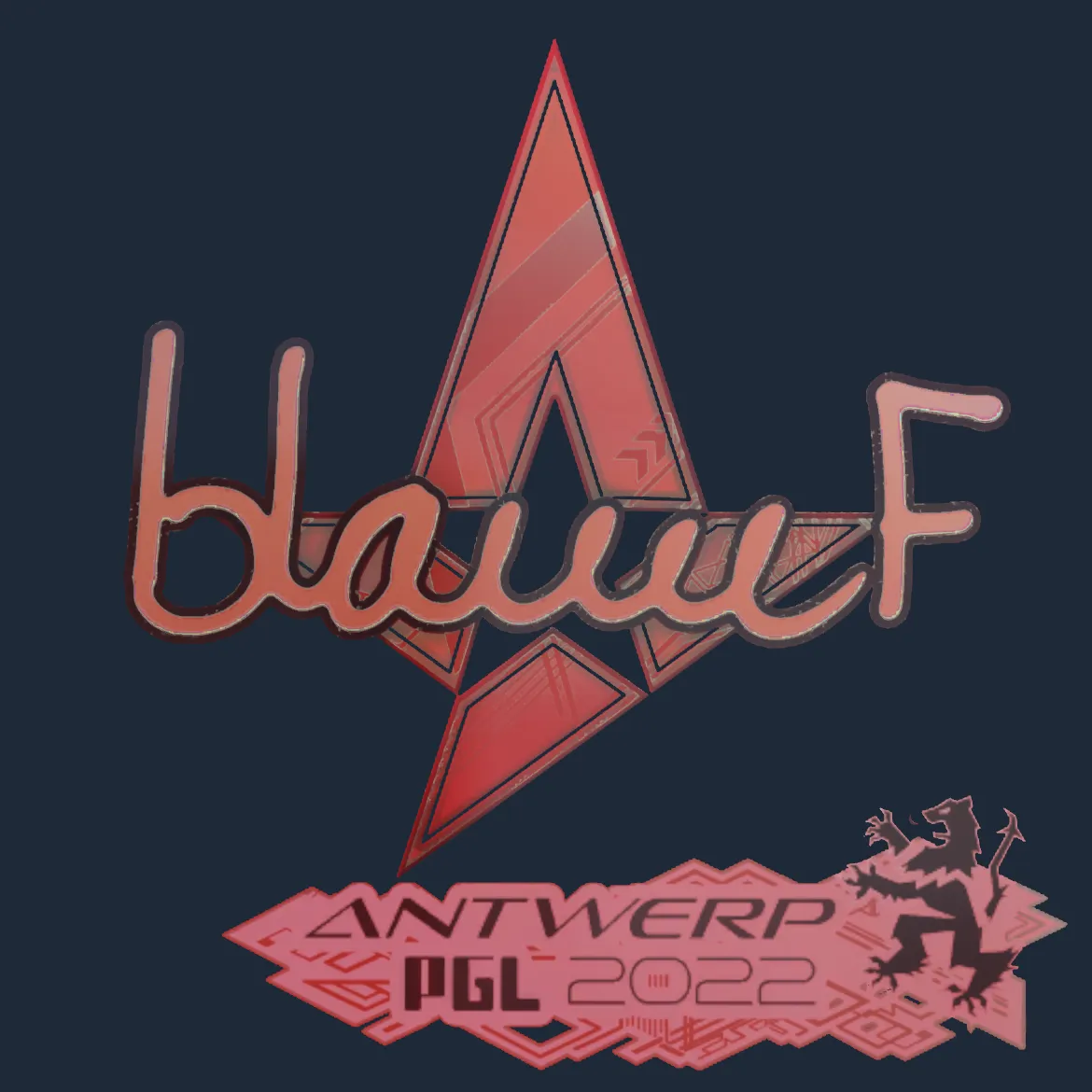 Sticker | blameF (Holo) | Antwerp 2022