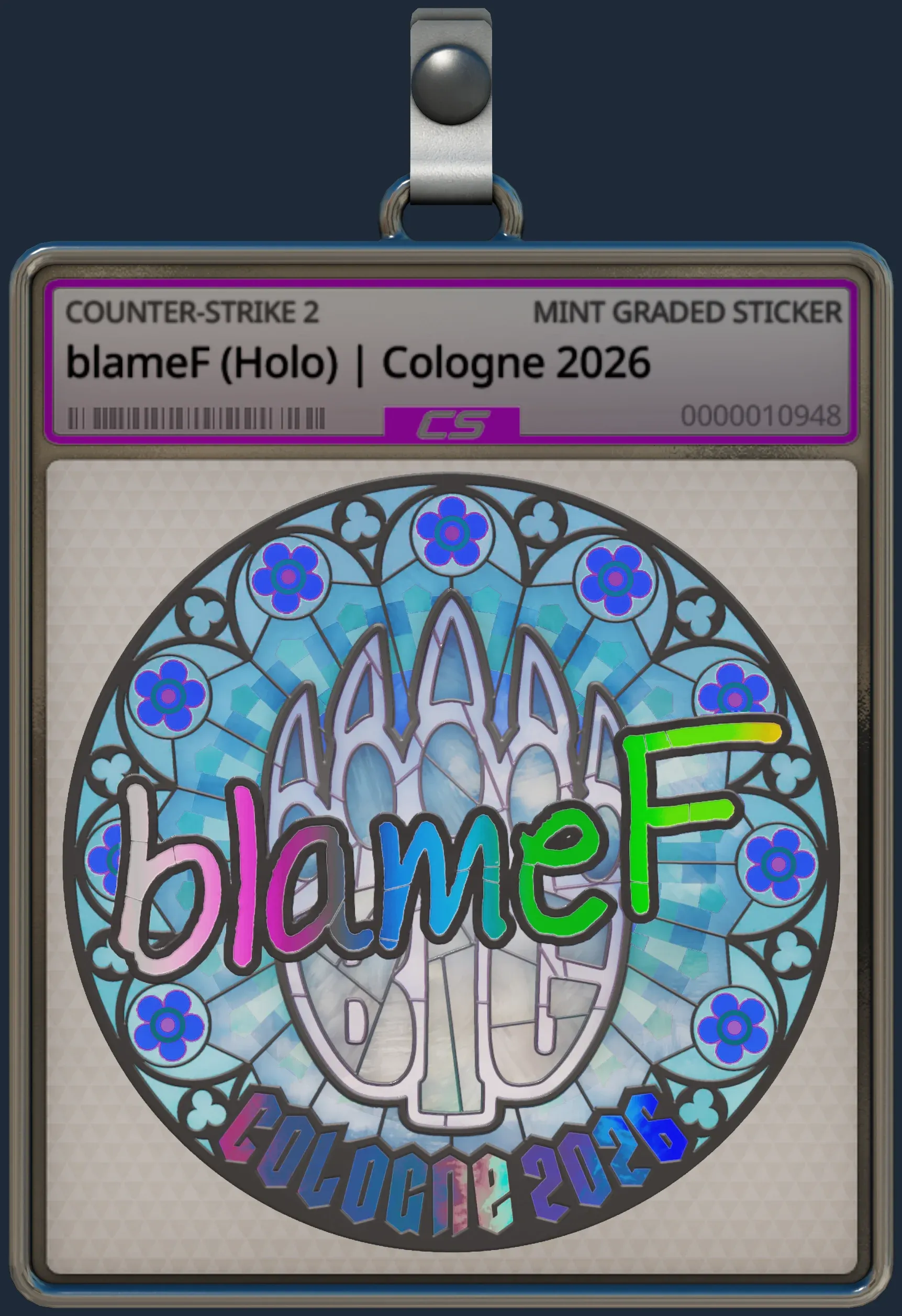 Sticker | blameF (Holo) | Cologne 2026