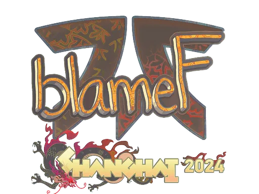 Sticker | blameF (Holo) | Shanghai 2024