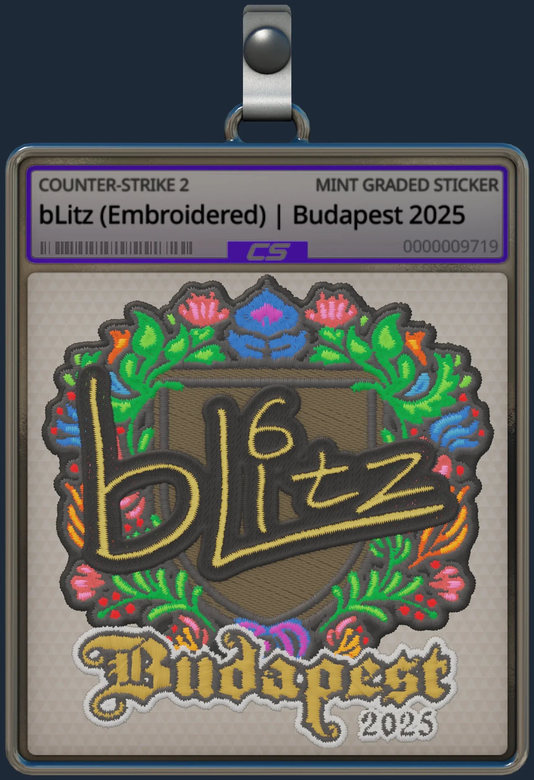 Sticker | bLitz (Embroidered) | Budapest 2025