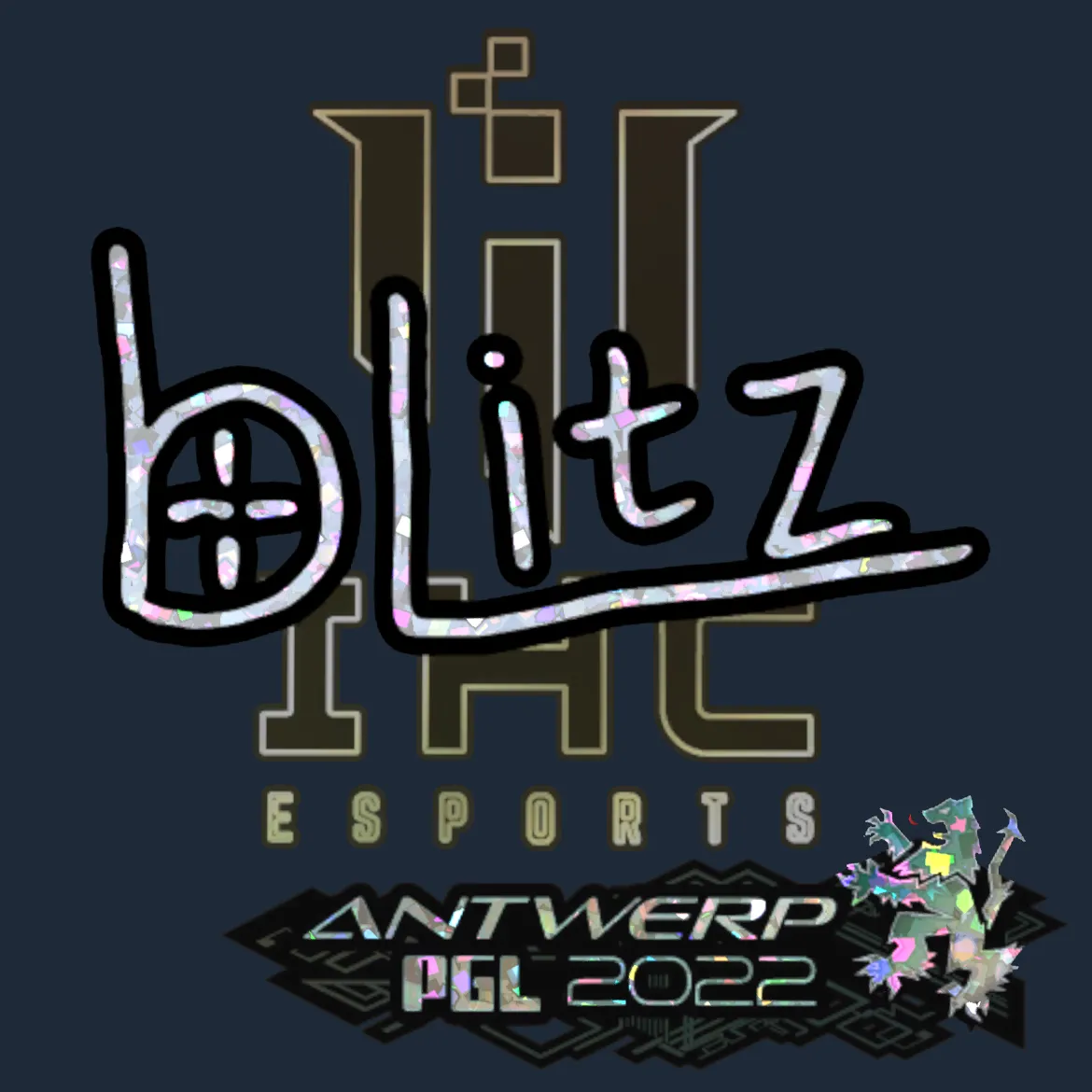 Sticker | bLitz (Glitter) | Antwerp 2022