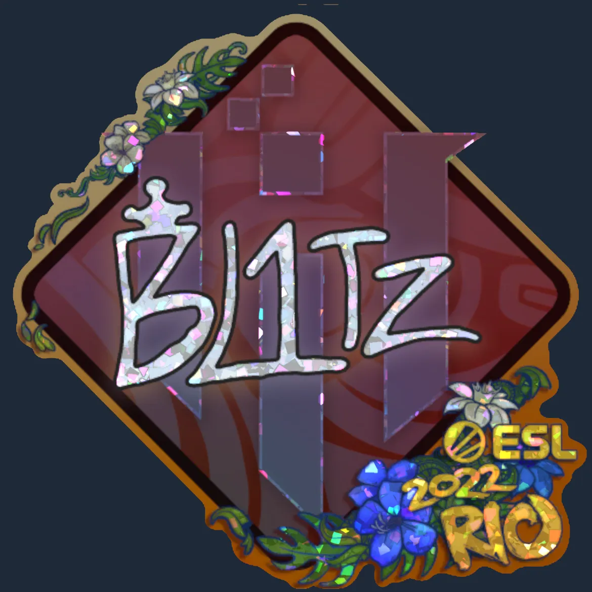 Sticker | bLitz (Glitter) | Rio 2022