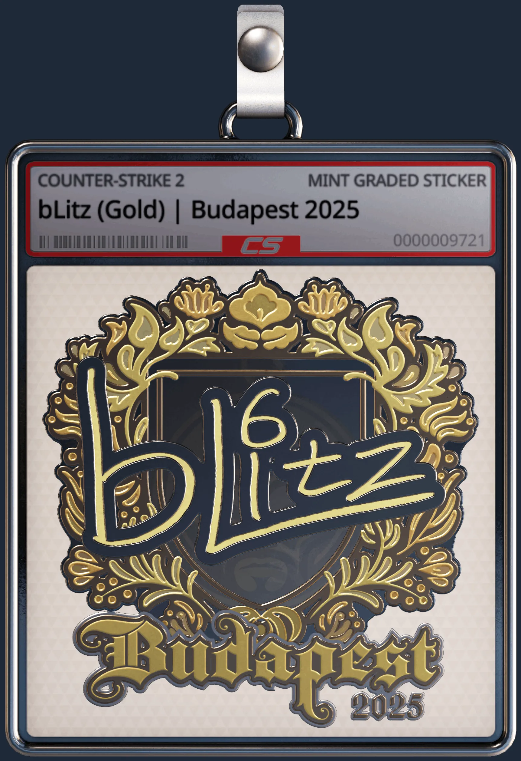 Sticker | bLitz (Gold) | Budapest 2025