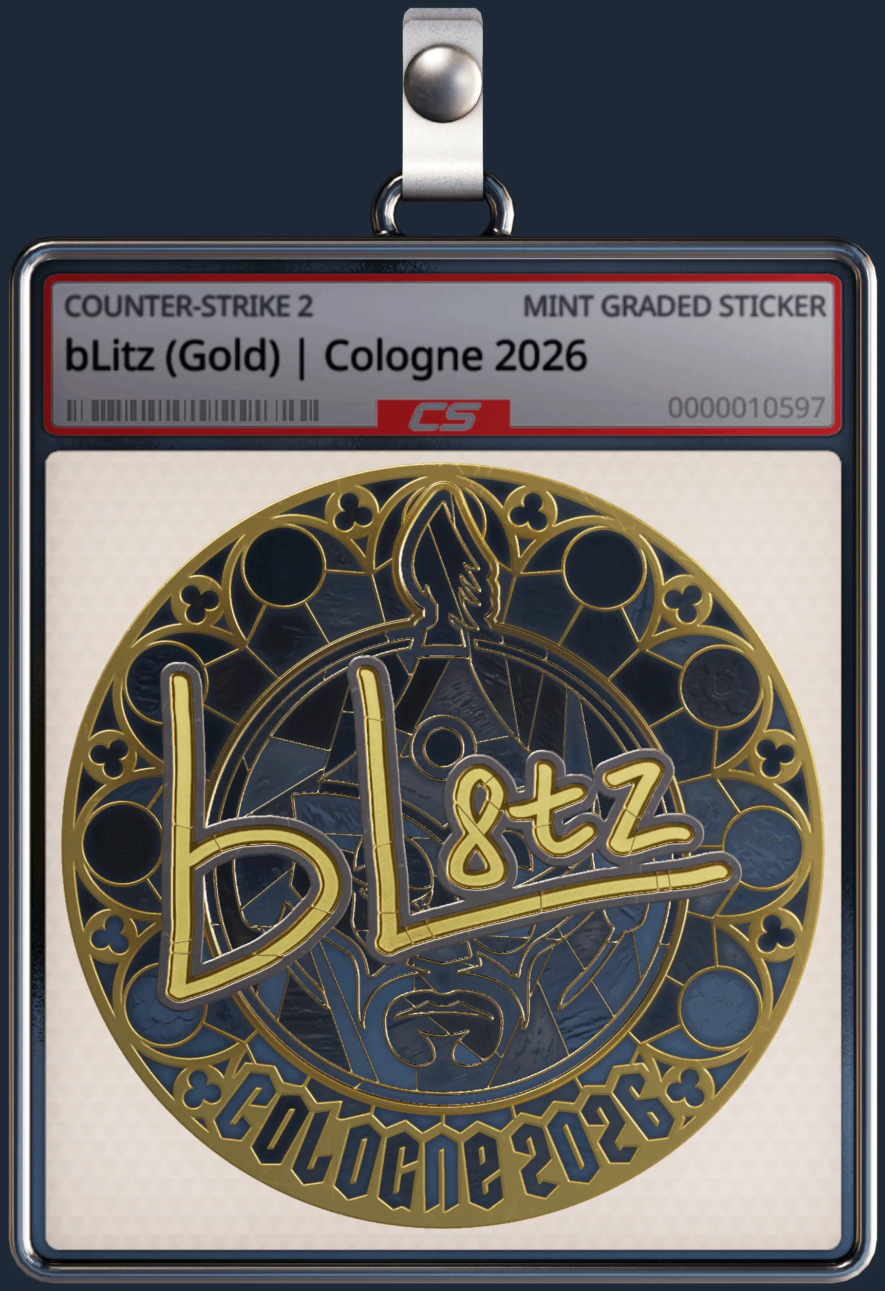 Sticker | bLitz (Gold) | Cologne 2026