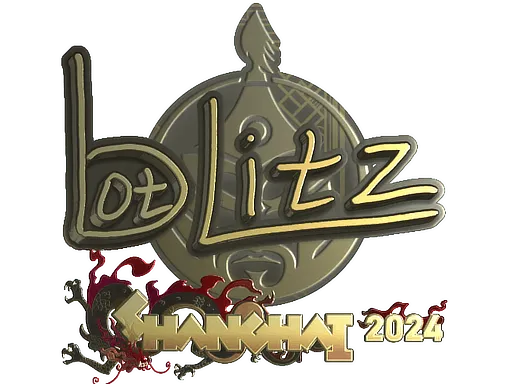 Sticker | bLitz (Gold) | Shanghai 2024