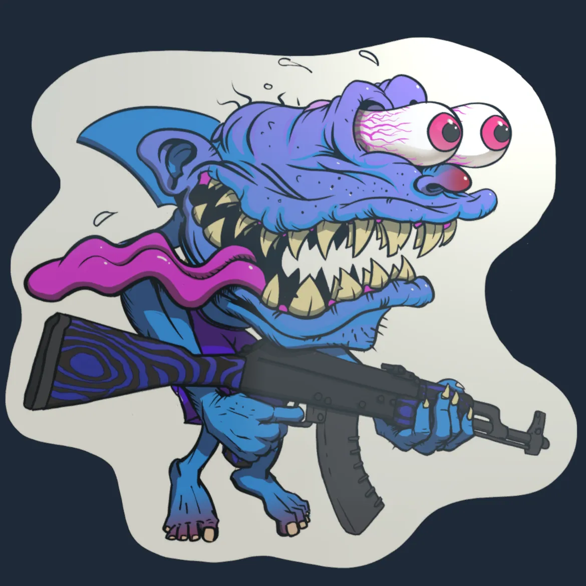 Sticker | Blue Shark Shooter