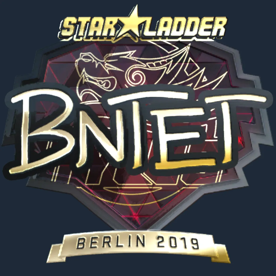 Sticker | BnTeT (Gold) | Berlin 2019