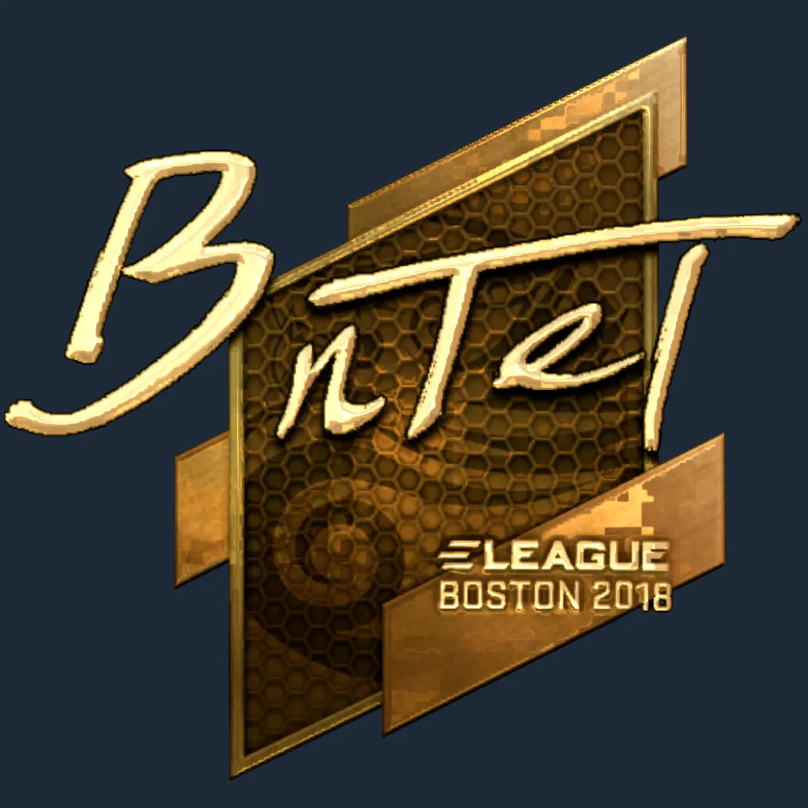 Sticker | BnTeT (Gold) | Boston 2018