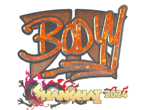 Sticker | bodyy (Glitter) | Shanghai 2024