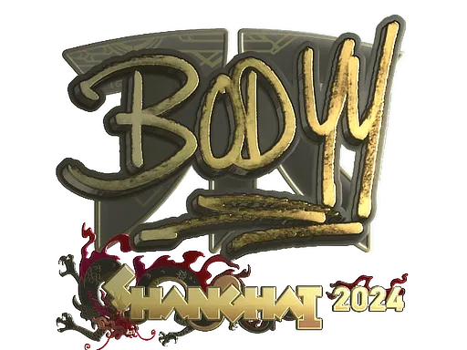 Sticker | bodyy (Gold) | Shanghai 2024