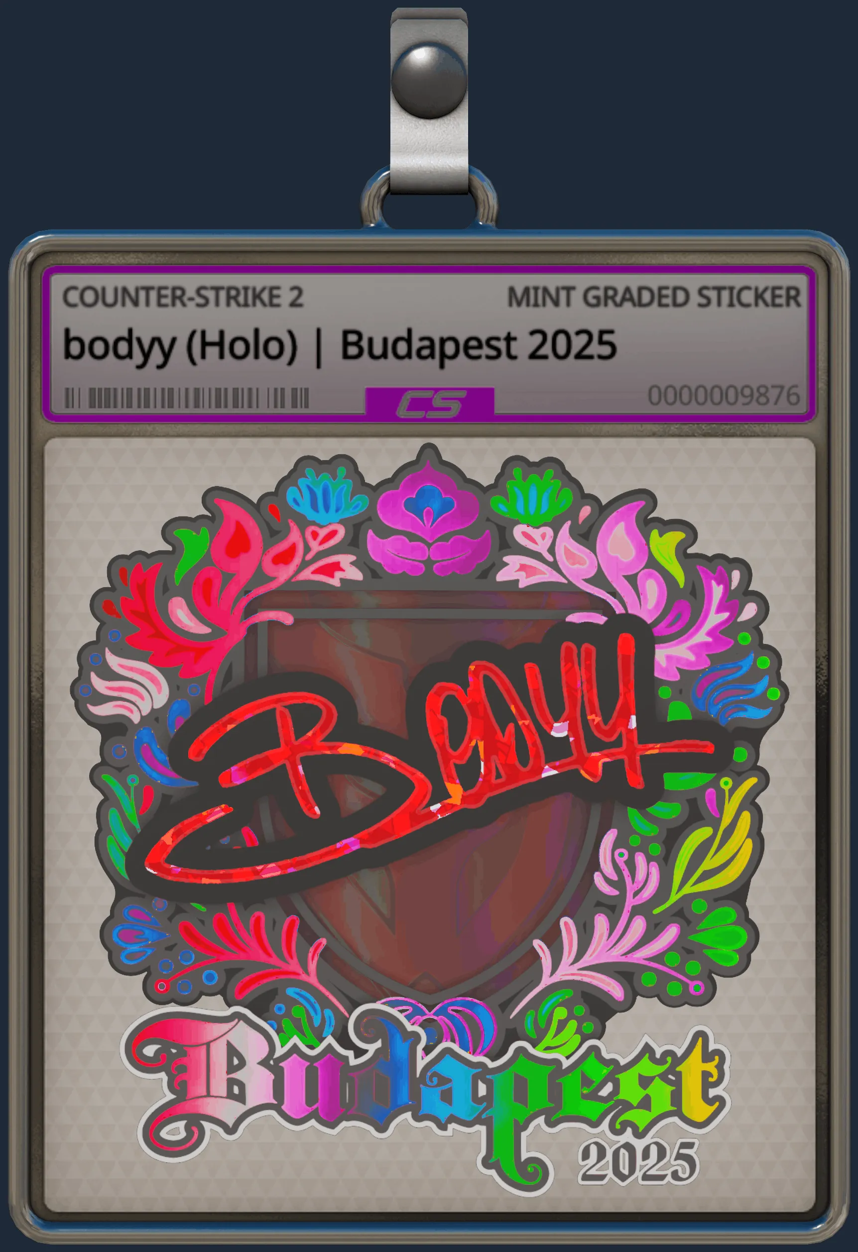 Sticker | bodyy (Holo) | Budapest 2025