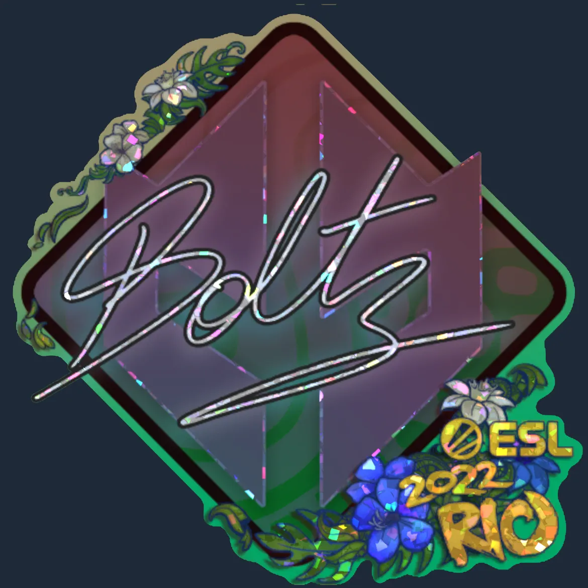 Sticker | boltz (Glitter) | Rio 2022