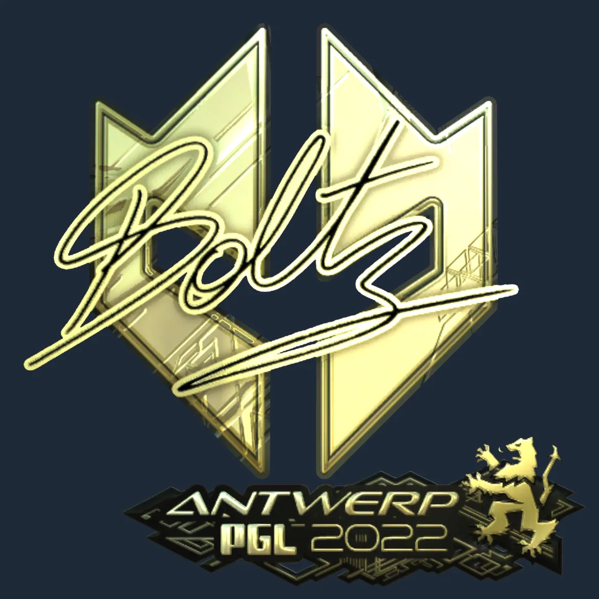 Sticker | boltz (Gold) | Antwerp 2022