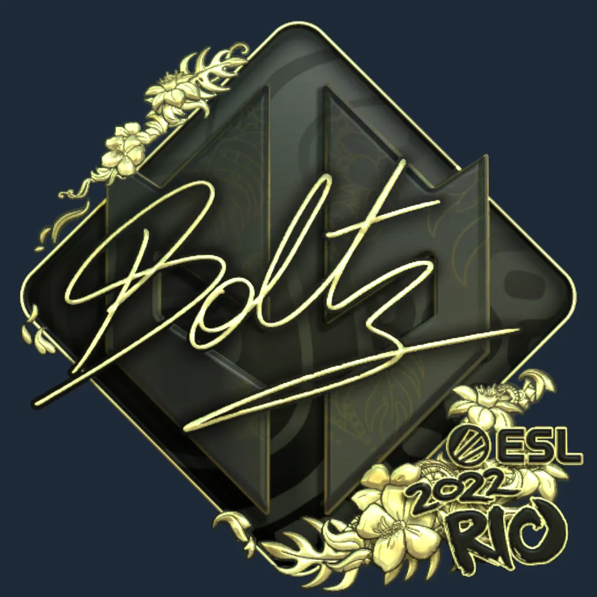 Sticker | boltz (Gold) | Rio 2022