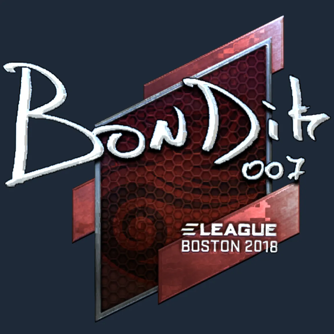 Sticker | bondik (Foil) | Boston 2018