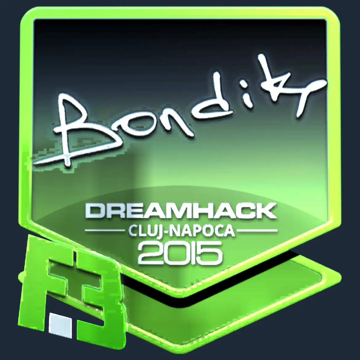 Sticker | bondik (Foil) | Cluj-Napoca 2015