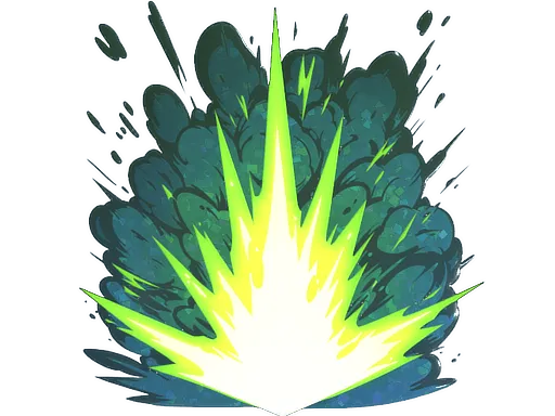 Sticker | Boom Detonation (Glitter)