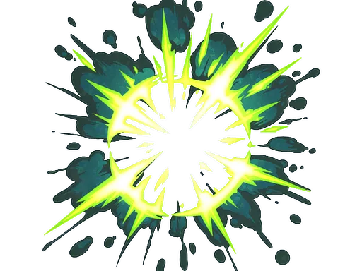 Sticker | Boom Epicenter (Glitter)