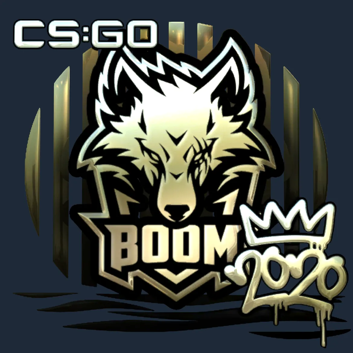 Sticker | Boom (Gold) | 2020 RMR
