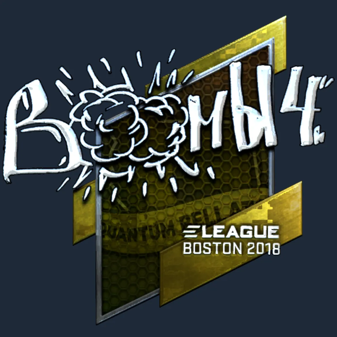 Sticker | Boombl4 (Foil) | Boston 2018