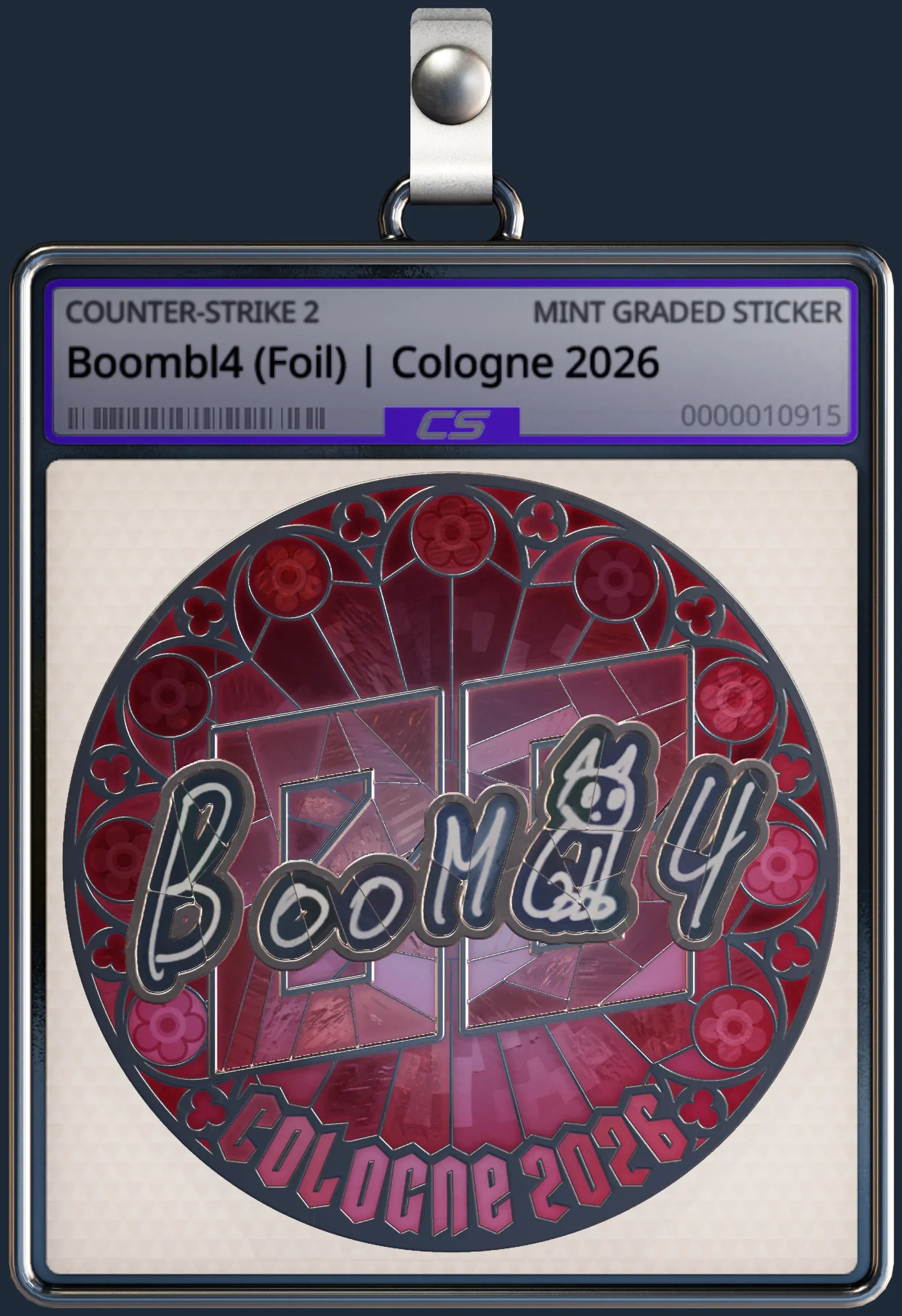 Sticker | Boombl4 (Foil) | Cologne 2026 Sticker | Boombl4 (Foil) | Cologne 2026
